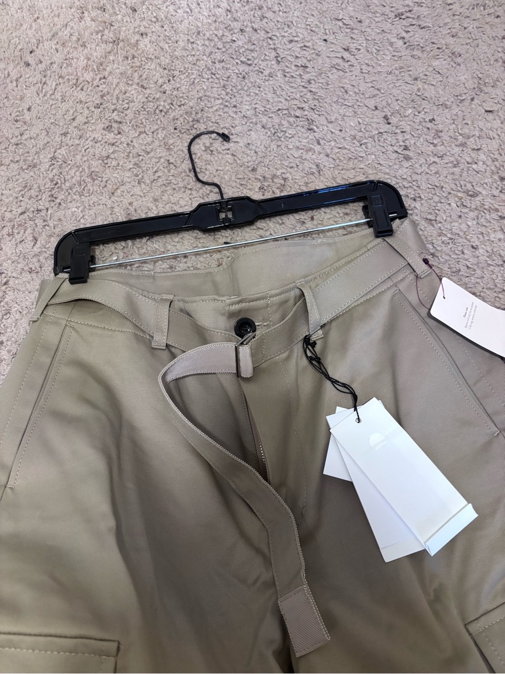 Sacai Wide-Leg Cargo Trousers. New, with tag. - Picture 14 of 16